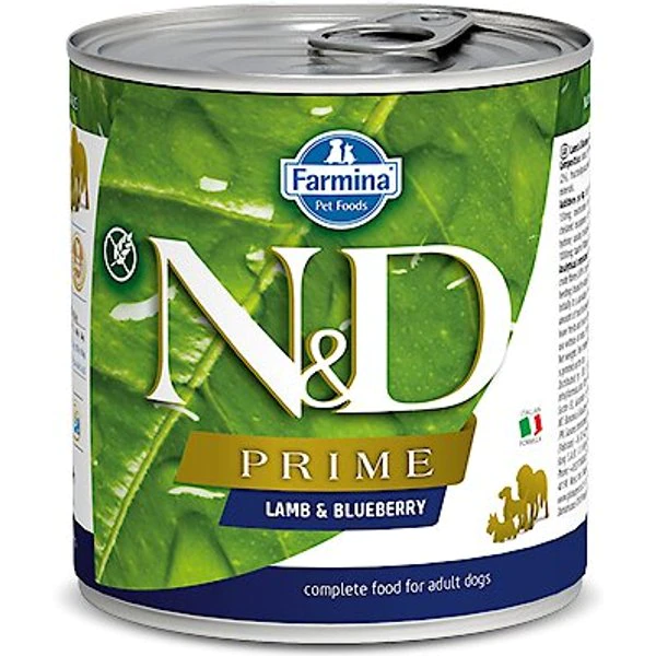 Farmina Natural & Delicious Prime Lamb & Blueberry Canned Dog Food 